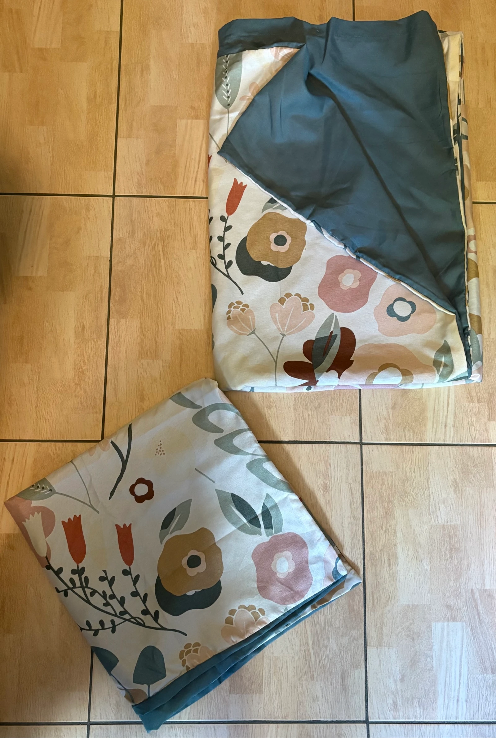 Draps fleuris 1 personne